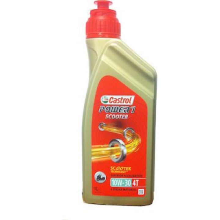Ulei motor Power 1 Scooter, Castrol, 4 t, 10W-30, 1 l