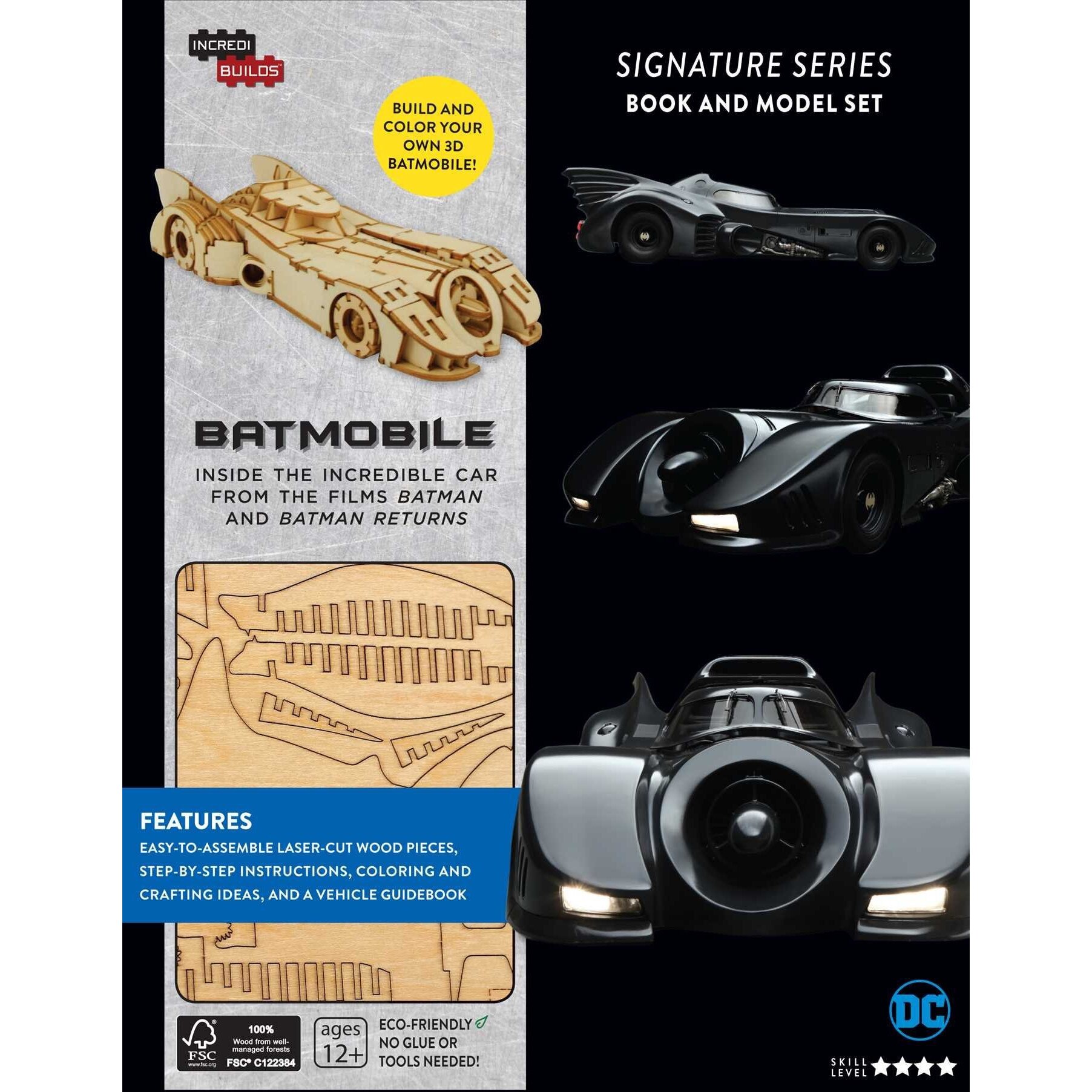 IncrediBuilds - Batmobile Signature Series Book and Model Set