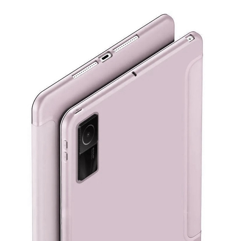 Husa Ultra Slim pentru Lenovo Idea Tab, REVOMAG, 11.0", Silicon, Roz