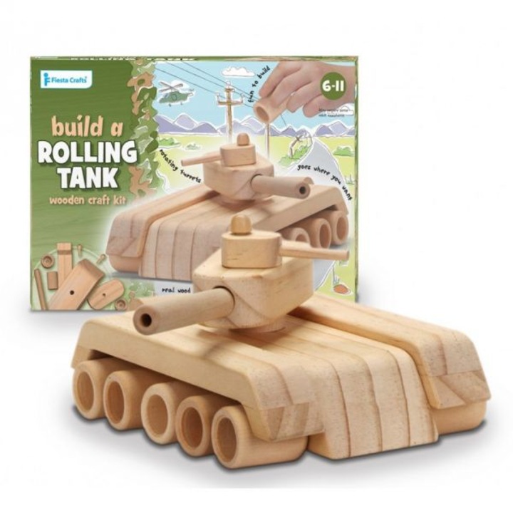 Set de lemn de construit un tanc, Fiesta Crafts