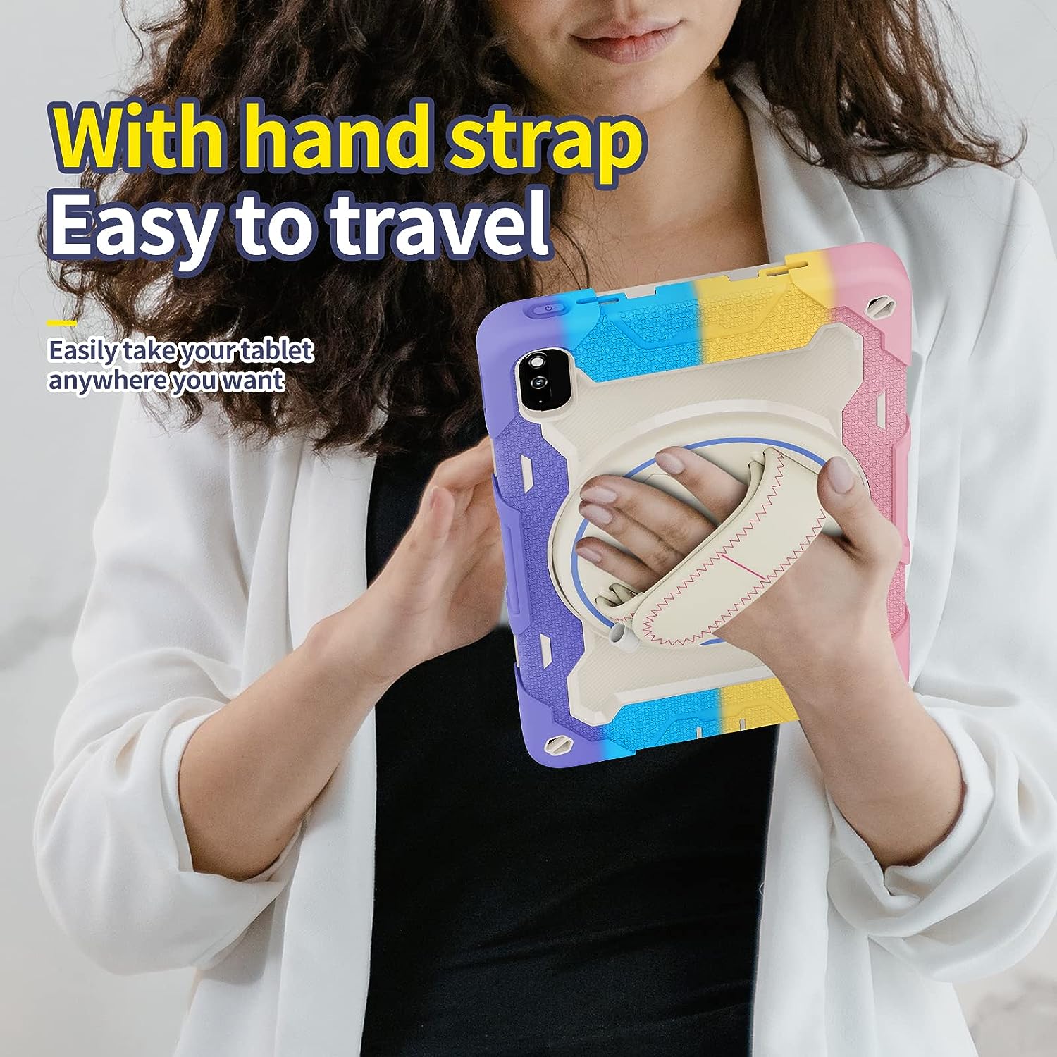 Husa Shockproof Armor, Sigloo, pentru tableta Huawei Matepad pro 11 2024/2022, 11inch, Heavy Duty 2 In1 Hybrid Cover, cu suport smart pen, Multicolor