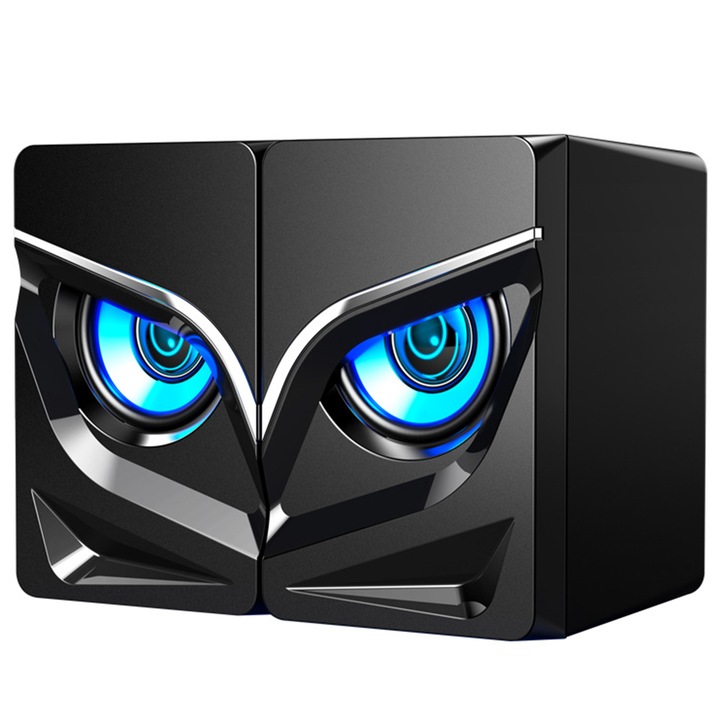 Számítógépes hangszórók Számítógépes hangszórók Sztereó hangerőszabályzós, 3,5 mm-es mini hordozható játékhangszórók