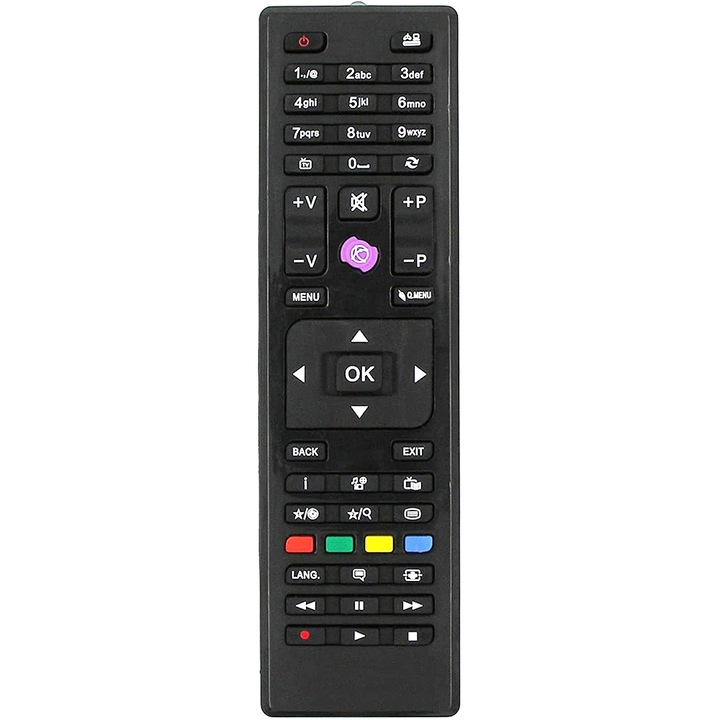 Универсално дистанционно управление за телевизор JVC RC4875, ABS материал, издръжливо