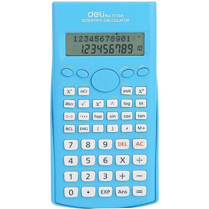 Deli Core DL-1710 Tudományos Számológép Kék, Számológép