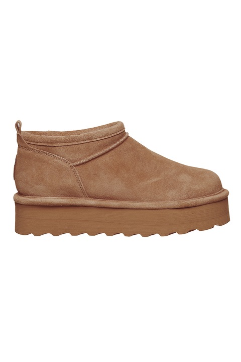 BEARPAW, Велурени боти Retro без закопчаване, Канелено кафяво