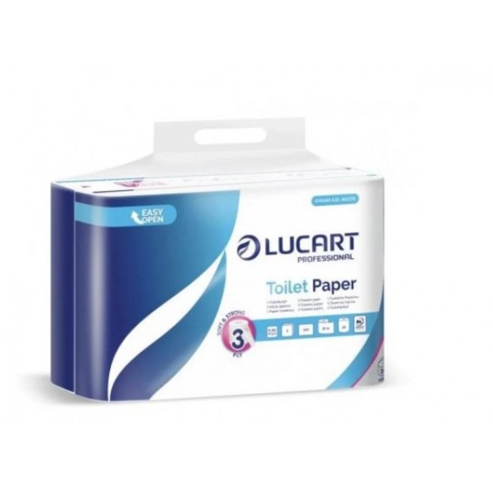 Hartie igienica, 3 straturi, 24 role/ bax, Lucart strong
