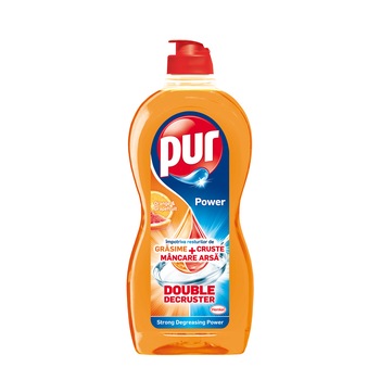 Detergent de vase Pur Power Orange & Grapefruit, 450ml Detergent de vase Pur Power Orange & Grapefruit, 450ml