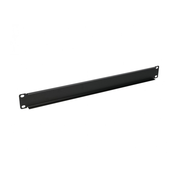 Üres panel, 1u, fekete