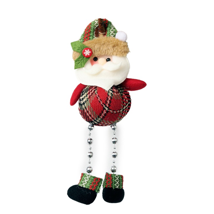 Set pandantiv de Craciun, papusa desene animate, decorativ, multicolor