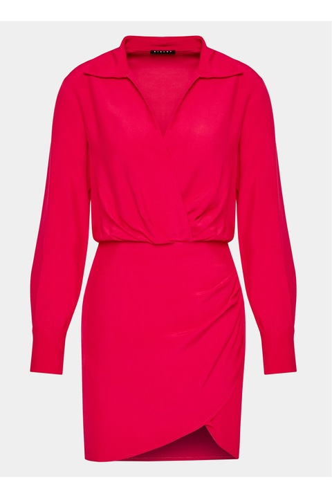 Női ruha, Sisley, Viscose, 302463152, Rózsaszín