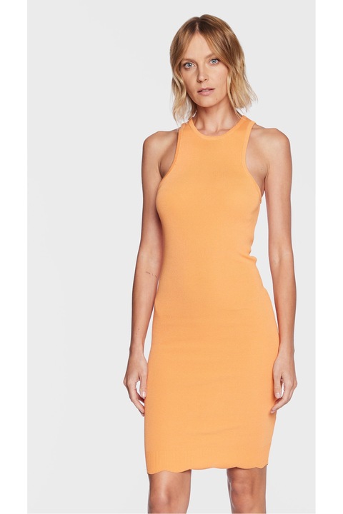 Rochie dama, Guess, 302207961, Viscoza, Portocaliu, Portocaliu