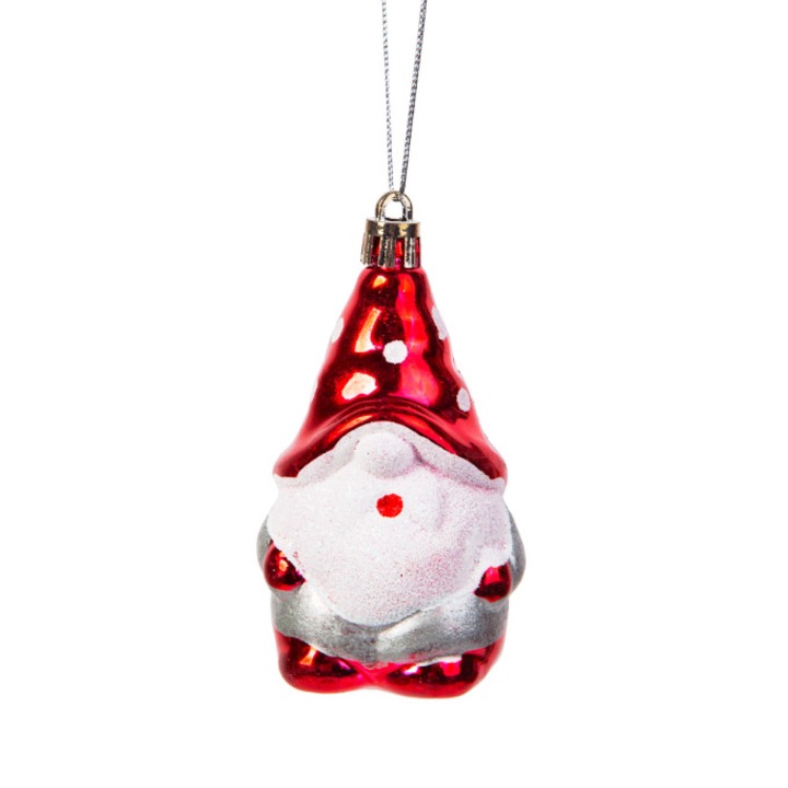 Decor pentru brad, Mos Craciun, 85 x 50 mm