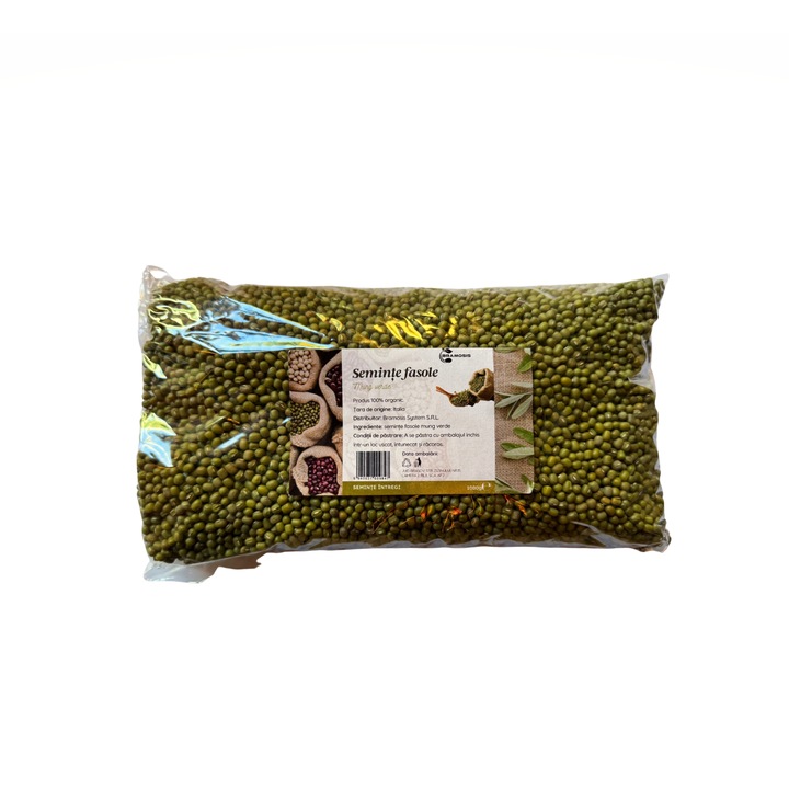 Seminte Fasole Mung Verde Microplante, Bramosis, 1Kg