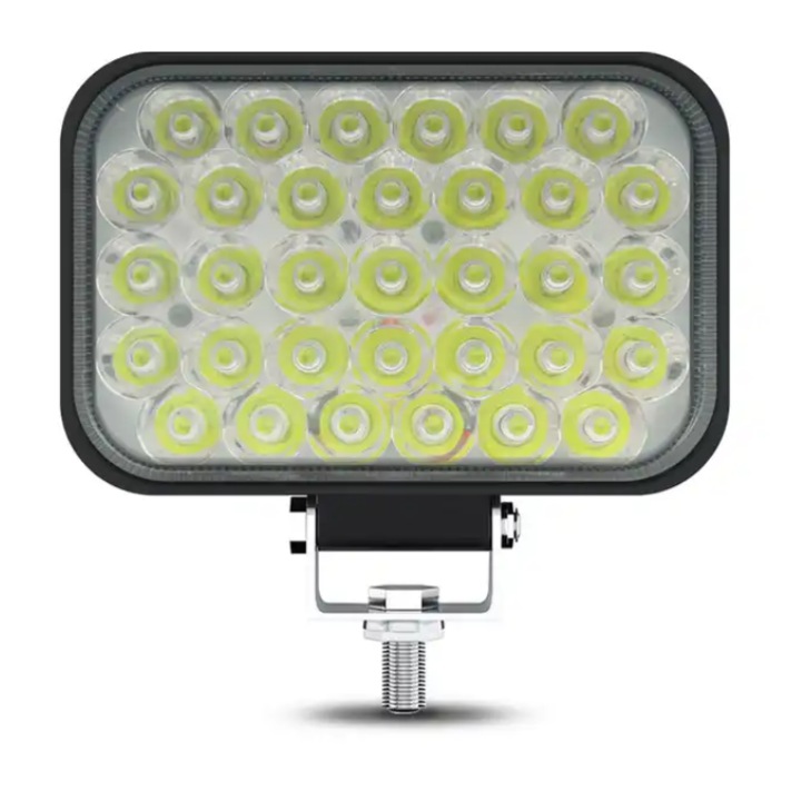 OFF-ROAD автомобилен LED проектор 4 инча 99W 33LED, 12V-24V, 6000K, алуминиев корпус, 8000Lm