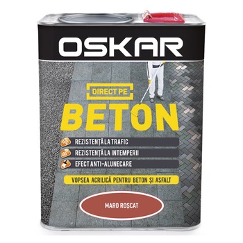Vopsea Oskar Direct pe Beton Maro Roscat 2.5l Vopsea Oskar Direct pe Beton Maro Roscat 2.5l