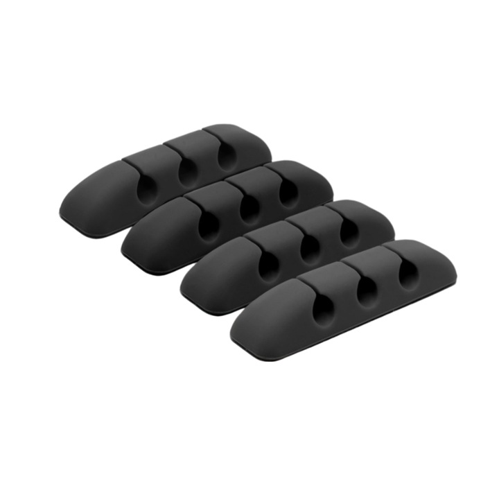 Organizator Cabluri Universal set 4, C1993, Black