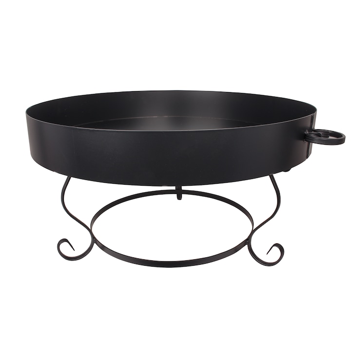 Gratar gradina, Woodcarver, Otel, 60cm, Negru - Bucurati-va de gratare delicioase in gradina dumneavoastra, design robust si durabil