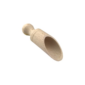 Lingura condimente, Woodcarver, Lemn, 8 cm, Crem - Perfecta pentru servirea condimentelor, design compact si elegant