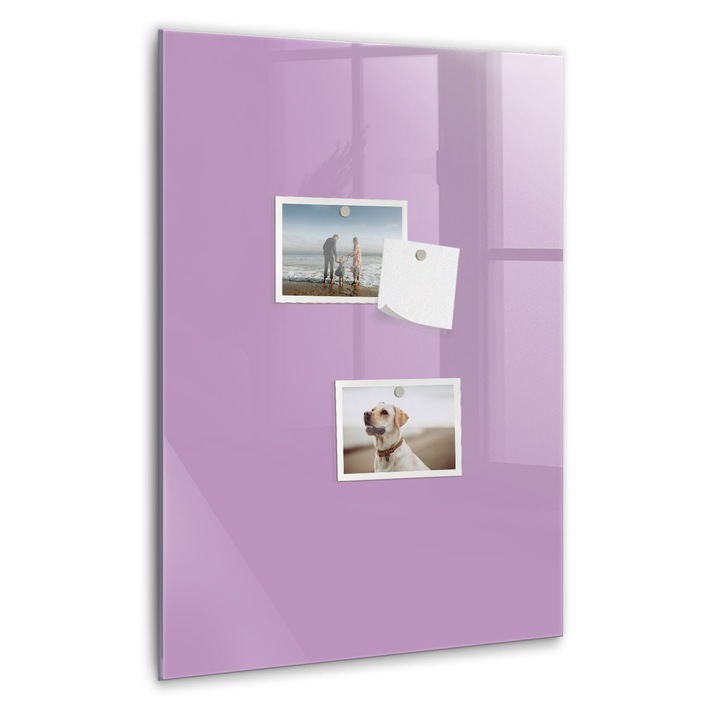 Tabla magnetica, Coloray, Lila, 40 x 60 cm, Magneti, Marker negru, 010640700050300260253