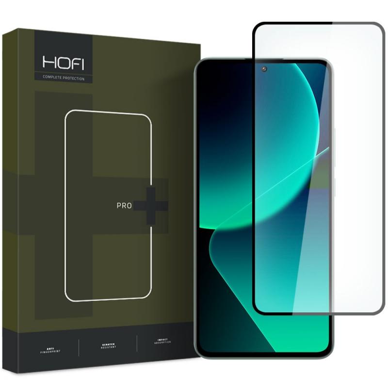 Folie protectie HOFI Full Cover Pro Tempered Glass 0.3mm compatibila cu Xiaomi 13T / 13T Pro Black