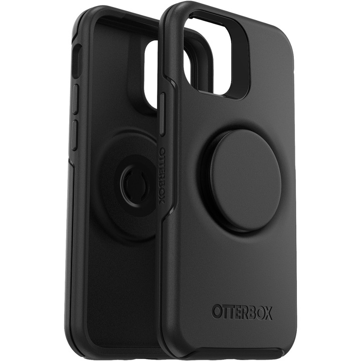 Husa Protectie pentru Apple iPhone 12 mini, Symmetry POP, Elite Armor, U-592, Deep Dark