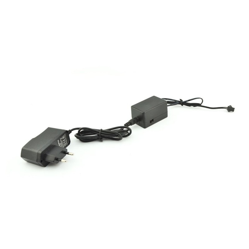 Invertor EL Wire DC 12V, 0-10 m fir electroluminescent, ProCart®, adaptor pentru priza