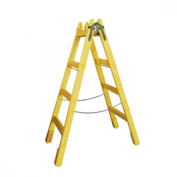 Scara zugrav din lemn cu 4 trepte Scara zugrav din lemn cu 4 trepte