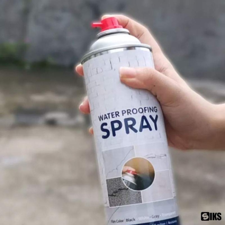 Spray De Etansare SIKS, Impermeabil, Hidroizolatie, Protectie De Lunga Durata Anti Apa, Uscare Rapida, Multisuprafete, Ciment, Gresie, Metal, Burlane, Negru, 450 ml