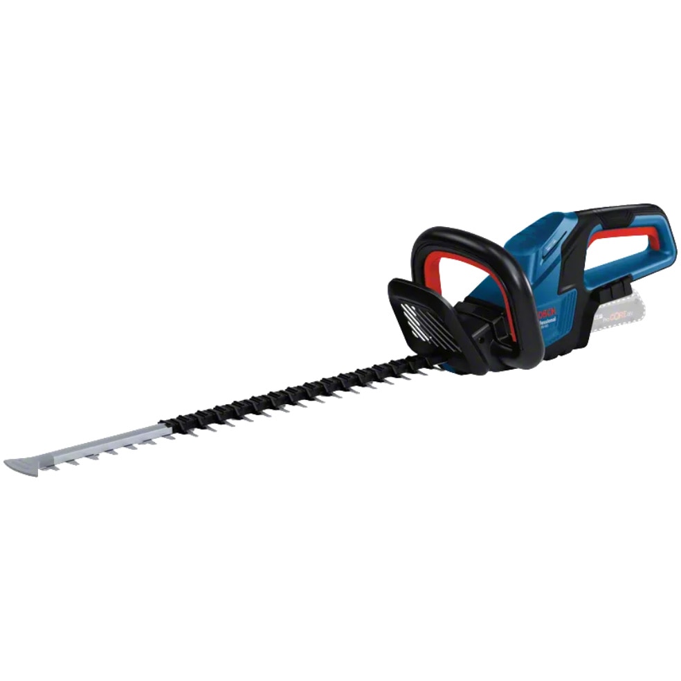 Foarfeca electrica pe acumulator pentru tuns gard viu Bosch Professional GHE 18V-60, 18 V, lungime lama 60 cm, 3.000 curse/min, distanta intre dinti 23 mm, fara acumulator si incarcator in setul de livrare