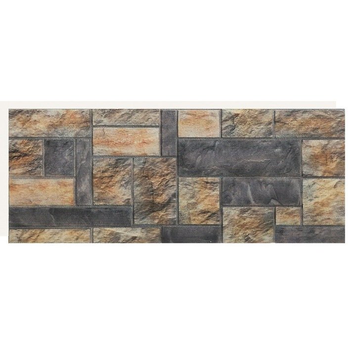 Polisztirol díszlap, kőutánzat, 681-401, 120 x 50 x 3,5 cm