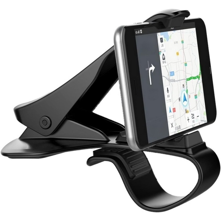 Универсална поставка за кола за Head Up дисплей телефон/GPS, фиксиране на борда, тип скоба, първокласни материали, Luxer