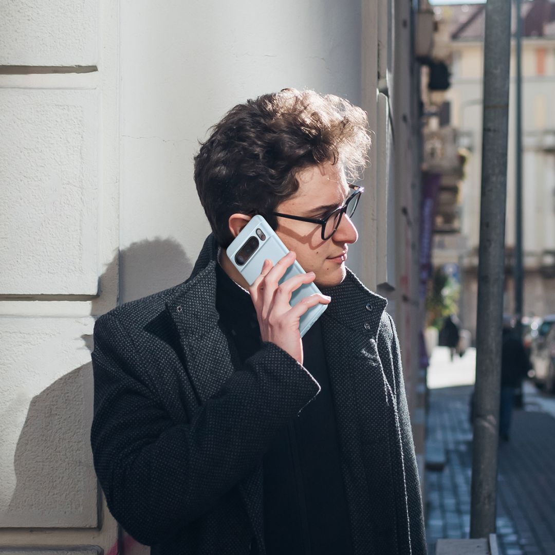 Spigen Thin Fit, mute blue - Google Pixel 8 Pro