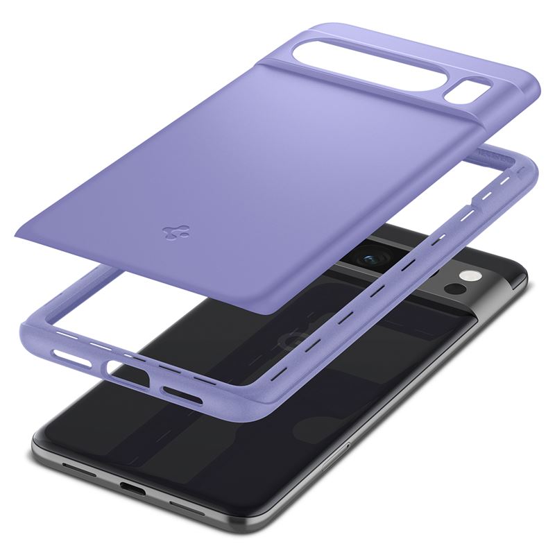 Husa slim Spigen Thin Fit compatibila cu Google Pixel 8 Pro Violet