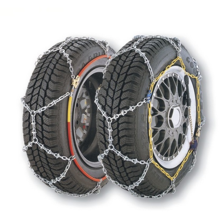 Set lanturi auto AUTOSTATUS KN-080, sistem reglabil, protectie jante, 205/65x13-220/55x365