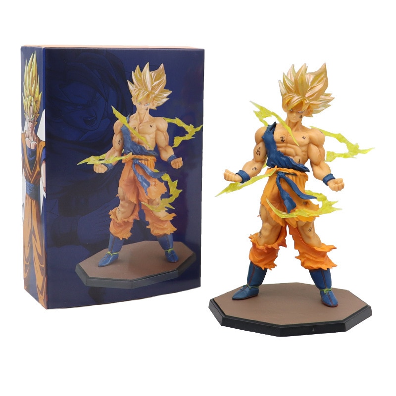 Figurine SON GOKU Dragon Ball Super Saiyan - 18 Cm Avec Accessoires - Édition SDCC 2025