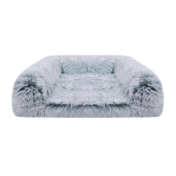 Pat pentru animale de companie, Jancsi Kincsei Kft., in forma de canapea, L, Gri