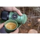 Aparat de cafea portabil Wacaco Nanopresso pentru cafea macinata, verde muschi + husa de protectie rigida