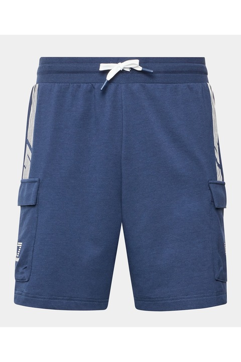 Férfi rövidnadrág, EA7 Emporio Armani, pamut, sötétkék, Tengerészkék