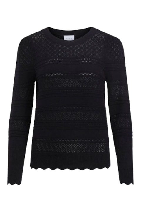 Дамски пуловер Vila, Черен, XSINTL