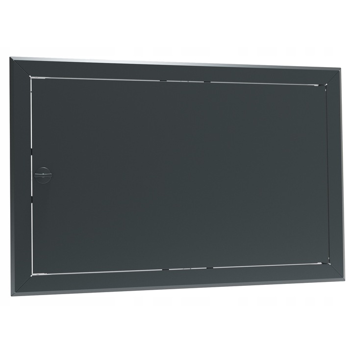 Usita de vizitare, Prelucrare de inalta calitate, Atentie la detalii, Metal, Durabilitate ridicata, Design atemporal care combina estetica si functionalitatea, 80 x 40 cm, Grafit