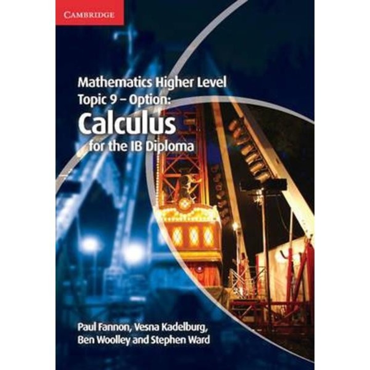 Mathematics Higher Level for the IB Diploma Option Topic 9 C