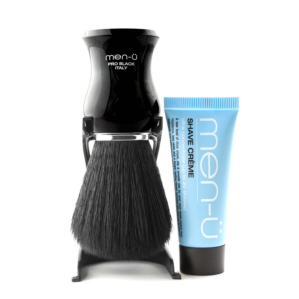 Pamatuf cu suport si crema 15 ml Men-U Pro Black