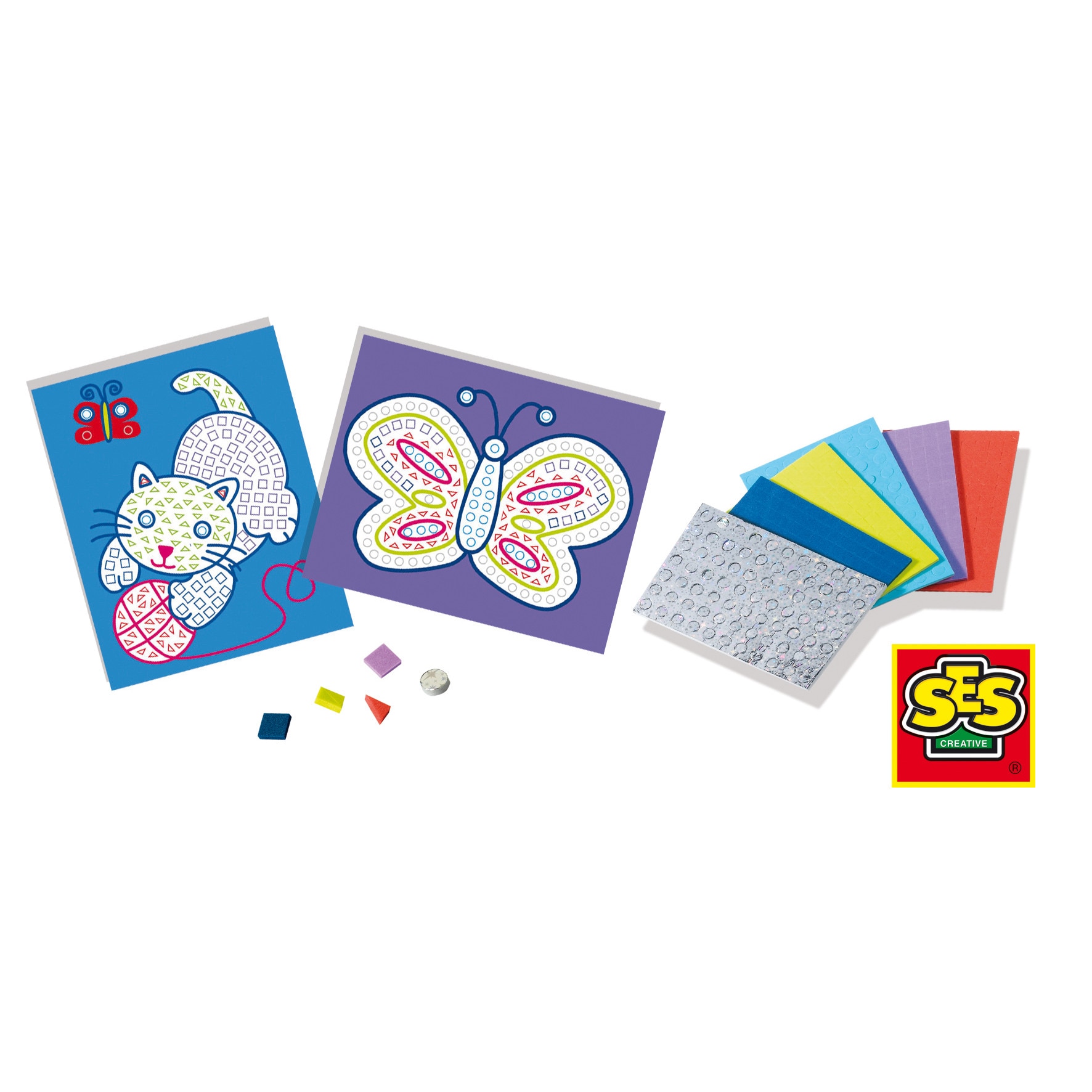 Set creativ mozaic cu spuma SES Prescolari - eMAG.ro