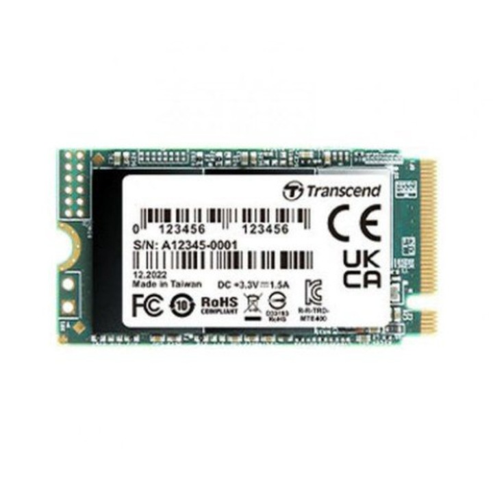 Transcend PCIe M.2 SSD 512GB - TS512GMTE400S