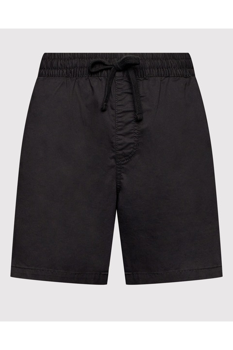 Férfi rövidnadrág, furgon, pamut, Fekete