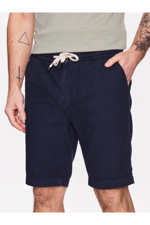 Férfi nadrág, Petrol Industries, pamut, kék, Kék