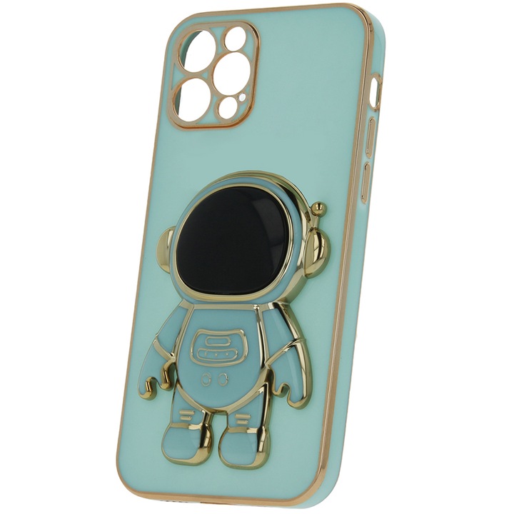 Védőtok Samsung Galaxy A12 Nacho A127 / M12 M127 / A12 A125, Astronaut, Ütésbiztos, U668, Lucky Green készülékhez