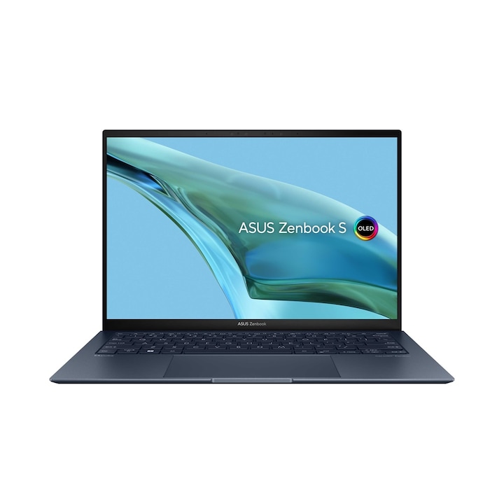 Asus ZenBook UX5304VA-NQ078W, 13.3" OLED WQXGA+ лаптоп, Core Intel Core i7-1355U, 16GB, 1TB SSD, Intel® Iris Xe Graphics, Windows 11 Home, Унгарска клавиатура, Син