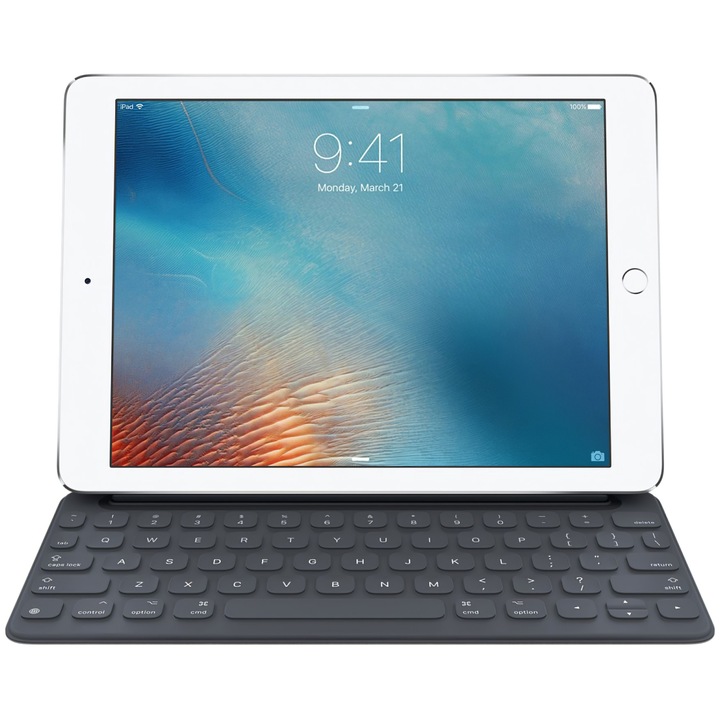 Apple Smart Keyboard Folio за iPad Pro 9.7 (2016), оформление Qwerty Румъния, Xtreme Armor, U812, Deep Dark