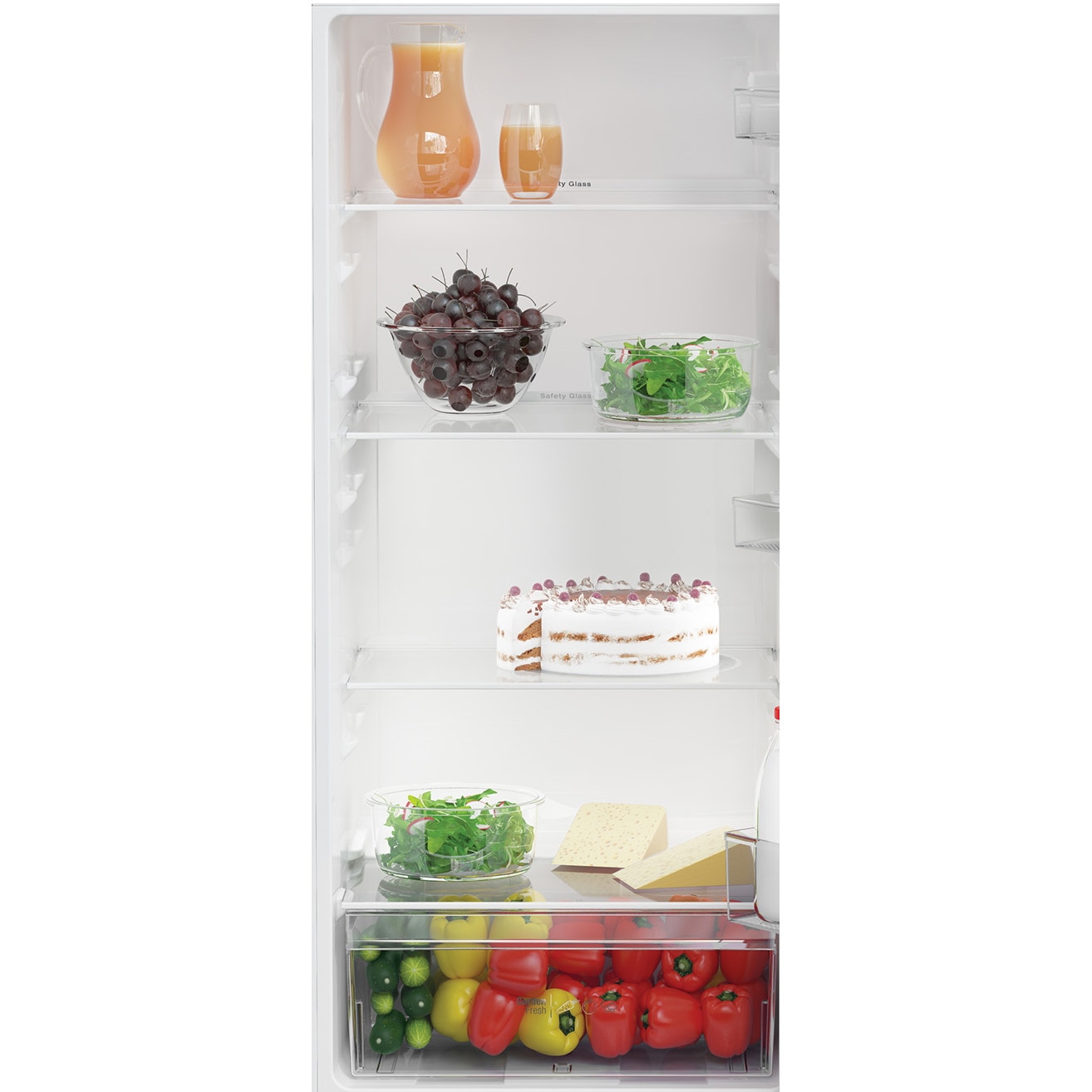 Frigider cu doua usi Arctic AD54280M40W, 250 l, Clasa E, Garden